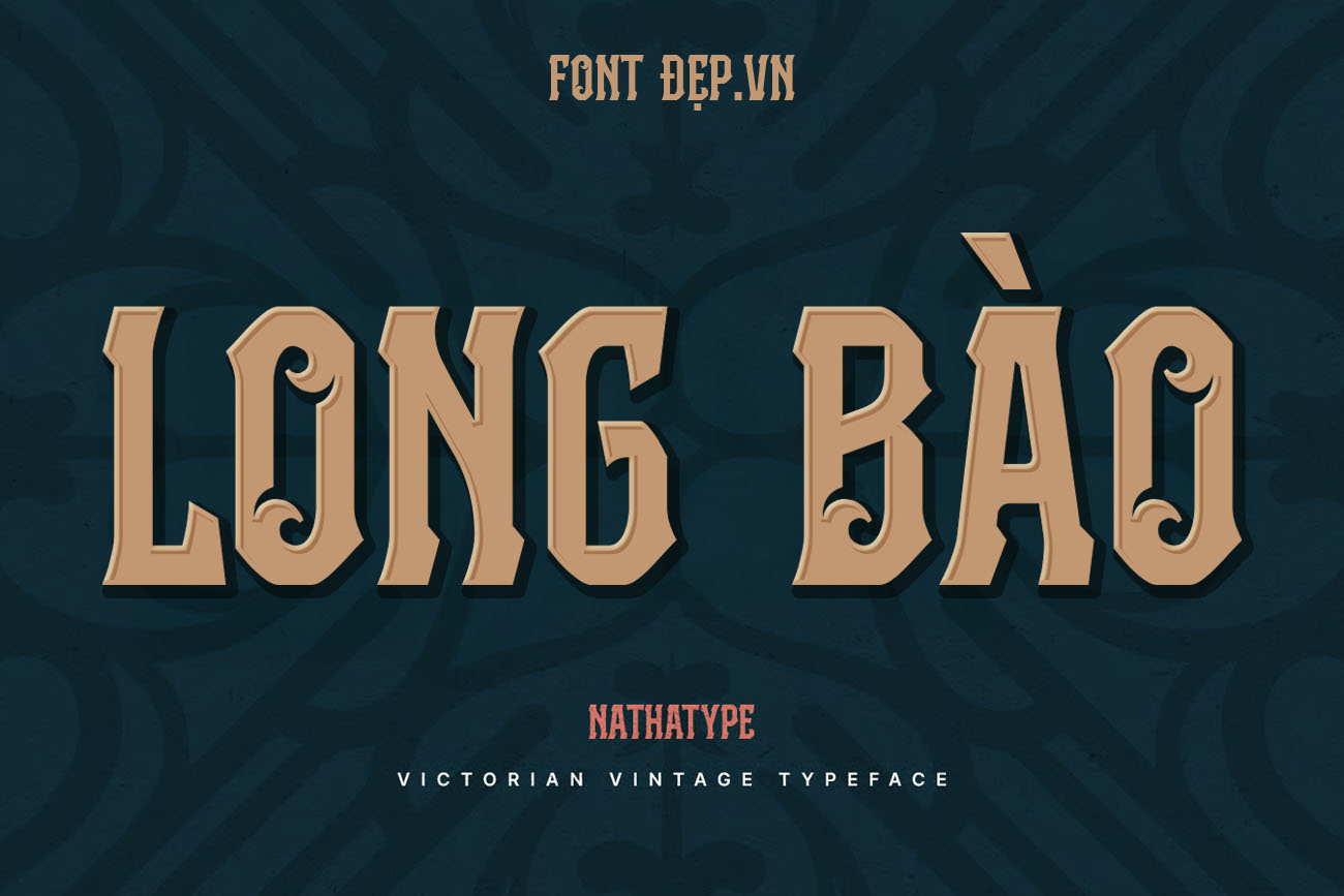 TH Vintoria – Font Chữ Vintage Mang Hơi Thở Hoàng Gia